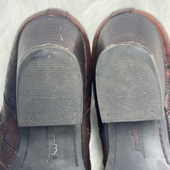 Earth Shoes Osprey Dark Brown Rushoff Leather Booties Sz 8 - Picture 7 of 7